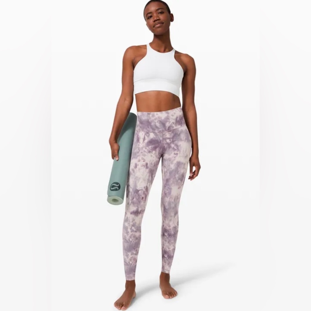 EUC Lululemon Align HR Diamond Dye Pink Bliss